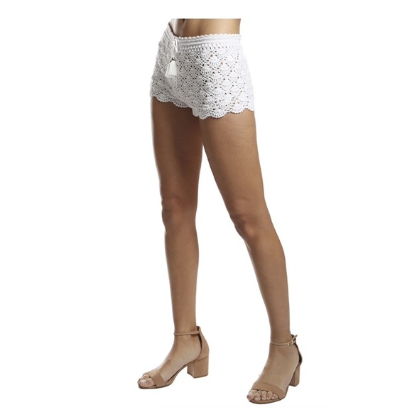Poupette St. Barth Bobo Crochet Boxer Shorts. - Picture 7 of 9